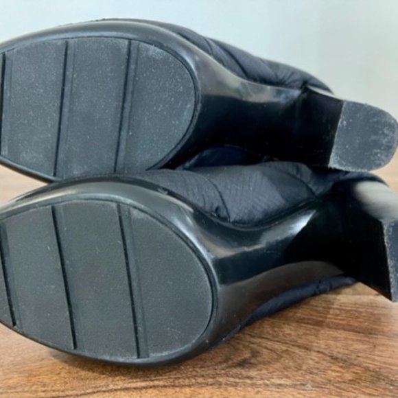 Coach Isabella Black Heeled Snow Boots - Picture 8 of 10